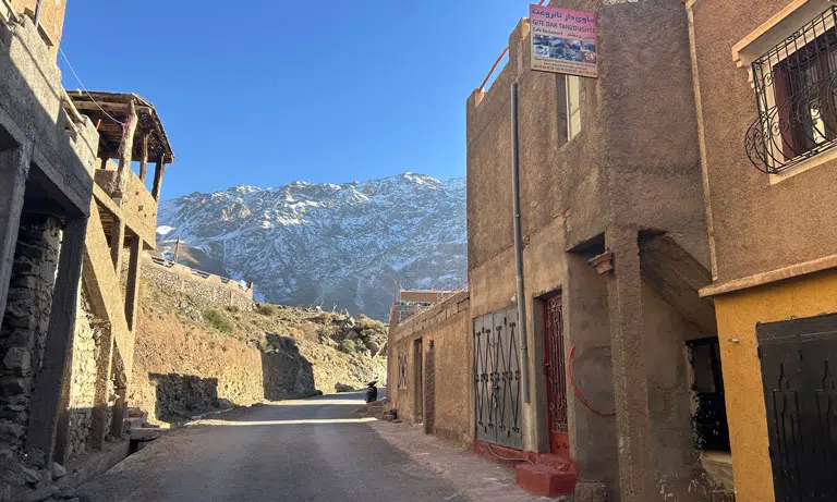 winter trek in morocco