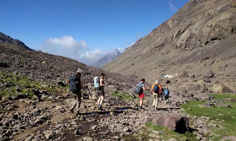 mount_toubkal_trekking mount toubkal trekking in the atlas mountains, morocco